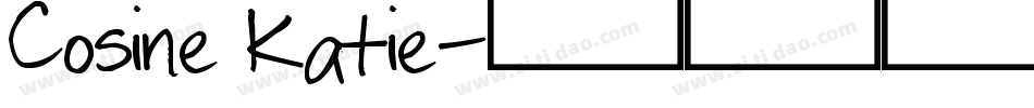Cosine Katie字体转换